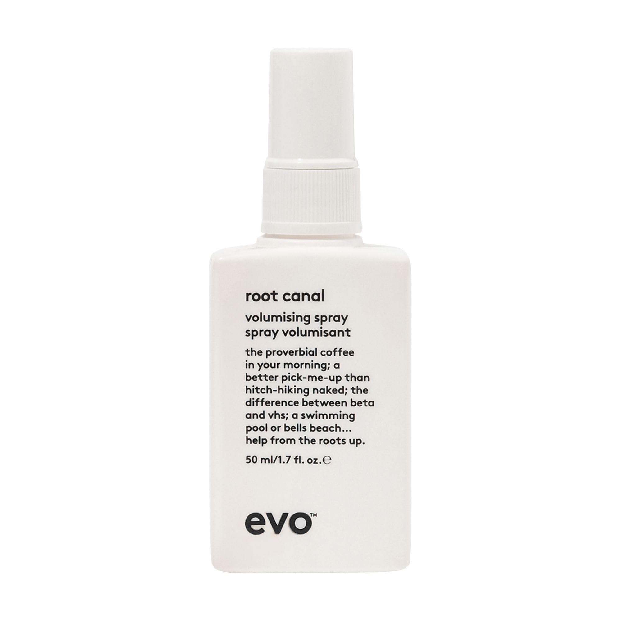 Evo Root Canal Volumising Styling Spray for Fine Hair - Root Lift, Texture & Shine Styling Spray Treatment - 50 mL,Travel Size