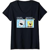 Spongebob Squarepants Doodlebob Meme V-Neck T-Shirt