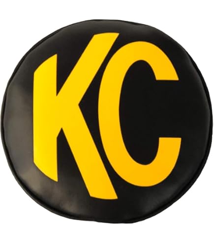 KC ライト　KC HiLiTES ブラックハードカバー　 イエロー KCロゴ KC HiLites - Cover, 5