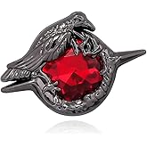 Raven Brooch Pin for Sylus Cosplay Jewelry Costume Accessory Deepspace Merch Halloween Party Gift