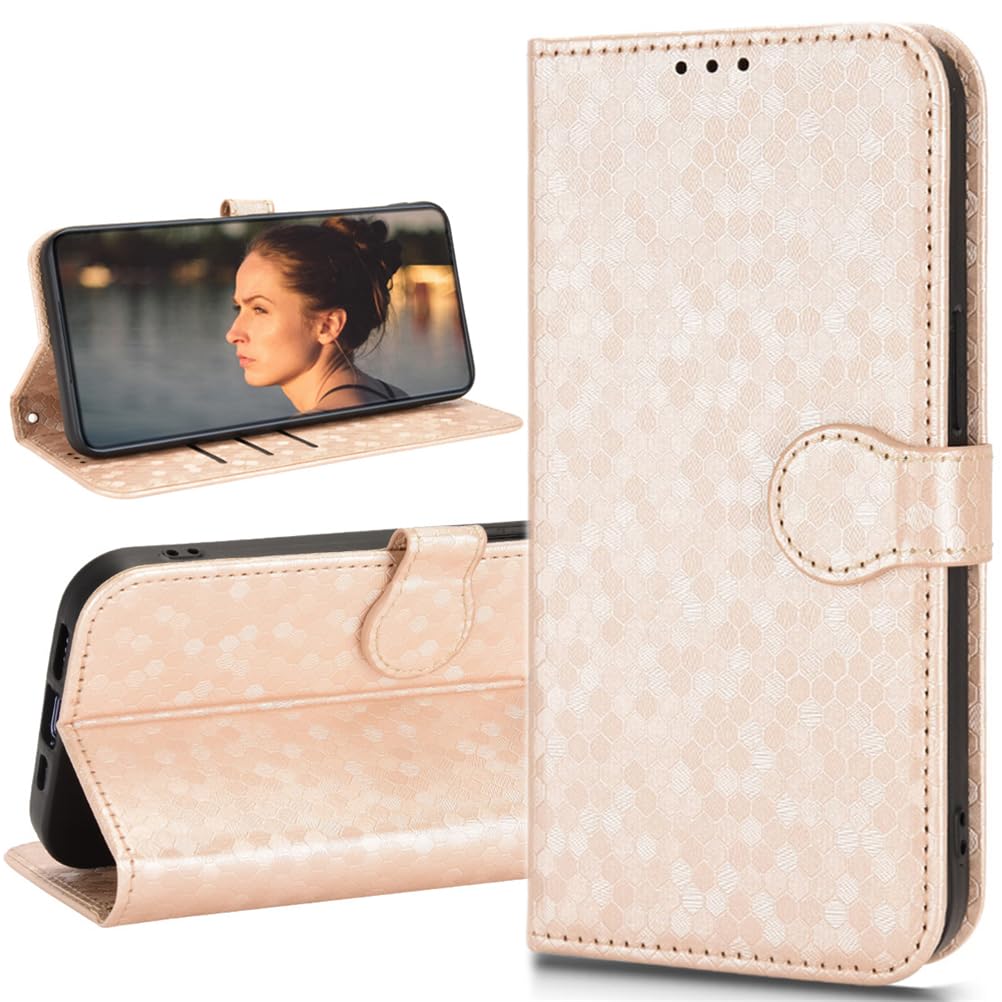 BAILI Case for Nokia HMD Pulse Pro Case, Wave dot PU Leather Phone Case, Magnetic Cover Wallet Case Compatible with Nokia HMD Pulse Pro