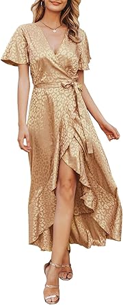 wrap maxi dress amazon