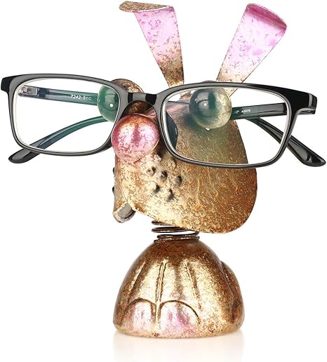 Amazon Co Jp Tooarts 眼鏡スタンド メガネホルダー かわいいウサギ型 メガネ置き めがねスタンド アイアン クリエイティブホーム 眼鏡収納 おもしろ雑貨 ホーム キッチン
