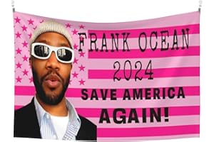 GENERIC Frank Singer Ocean Flag Tapestry Funny Pink American Flag Tapestry Wall Hanging Dorm Backdrop Room Decor Home Decor for Bedroom Living Room (60 x 40 in)
