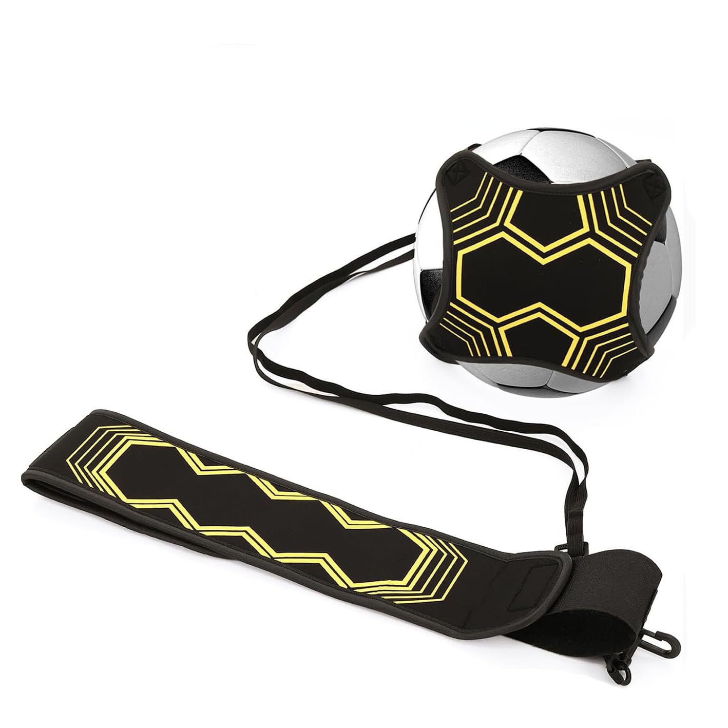 xuntuo Football Kick Trainer Soccer Training Football Training Equipment for Hands Free Solo Practice