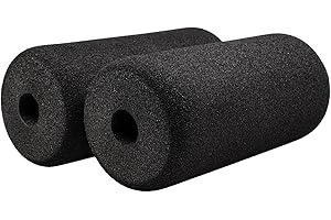 RSFCWS Foot Foam Pads Rollers Replacement Set for Home, Weight Bench Foam Pad Replacement for Inversion Table Leg Tube, Foot Foam Roller Pads for Sit Ups,Leg Curl Attachment/Extension and Roman Chair