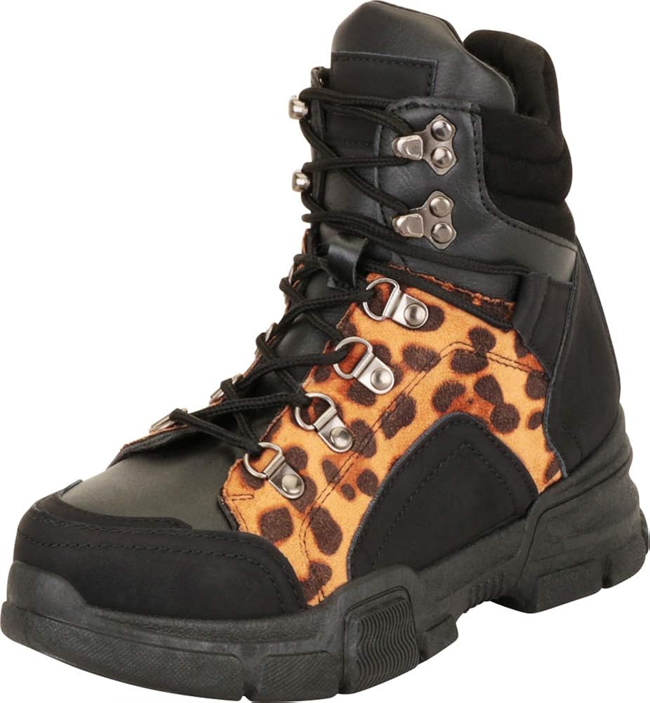 chunky platform hiking boots