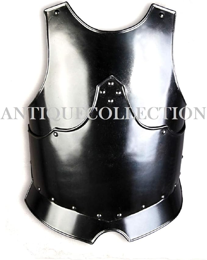 Blackened Gustav Breastplate Chestplate Armour Costume