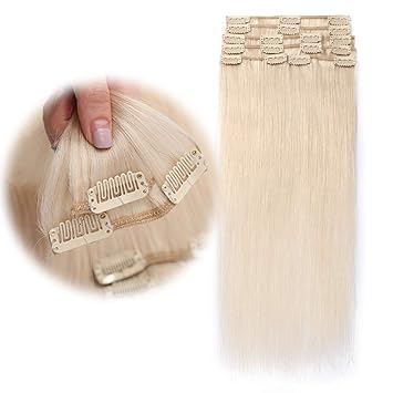 Hair Extensions Real Human Hair Clip In Hair Extension Remy Hair