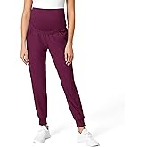 Wink Scrubs for Women, W123, Maternity Joggers Pants with 7 Pockets