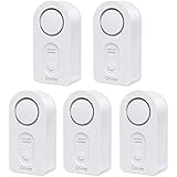 Govee Water Detectors 5 Pack, 100dB Adjustable Audio Alarm Sensor, Sensitive Leak and Drip Alert, for Kitchen Bathroom Baseme