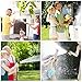 monyar 75FT Expandable Garden Hose, Water Hose with 3/4 inch Fittings, 75' Expanding Hoses with Extra Strength Fabric, Outdoor Flexible Hose with Multi-Layer Latex Core, Lightweight Yard Hose (Black)