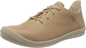 Amazon.com | KEEN Women's Lorelai 2 Leather Casual Sneaker, Tan/Brick Dust,  5.5 | Fashion Sneakers