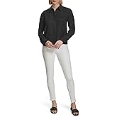 Calvin Klein Womens Long Sleeve Button Up Blouse