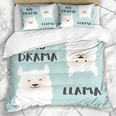 Juego De Colchas Estilo De Vida Infantil Diseño Lindo De Lama De Piel