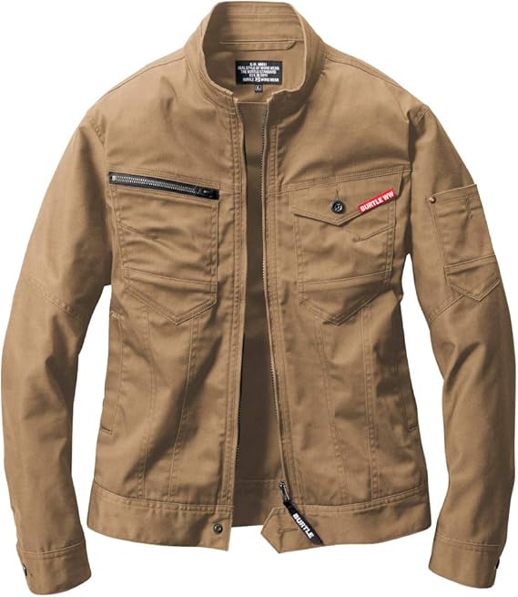 Amazon Co Jp Burtle ジャケット 661 23 カーキ 3l バートル ストレッチ スリム フィット コスパ ブルゾン ミリタリー 作業服 作業着 レディース シルエット あり Burtleステッカー付 服 ファッション小物