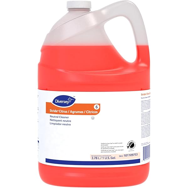 Diversey Stride Neutral Cleaner, Fresh Citrus: Multipurpose