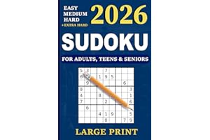 Logic Trek - Sudoku Book for Adults Large Print: Easy, Medium, and Hard Sudoku Puzzle Book for Adults, Teens, and Seniors of All Skill Levels with Full Solutions (The Puzzle Chronicles)