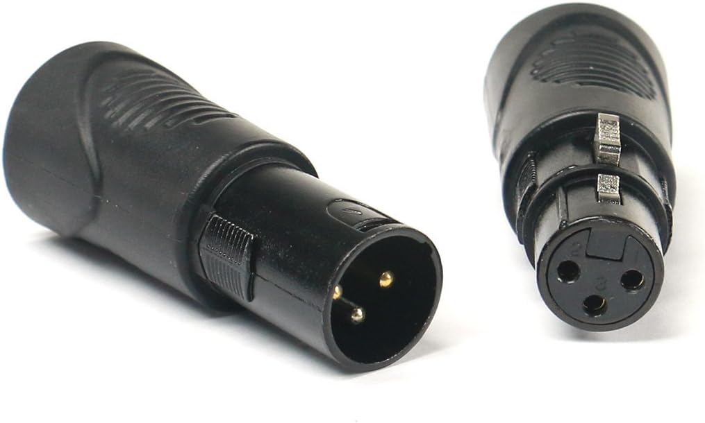 Elite Core-VRL 3 Pin XLR to RJ45 Adapter Set (1) Male and (1) Female VRLDMXRJ45-3P-SET
