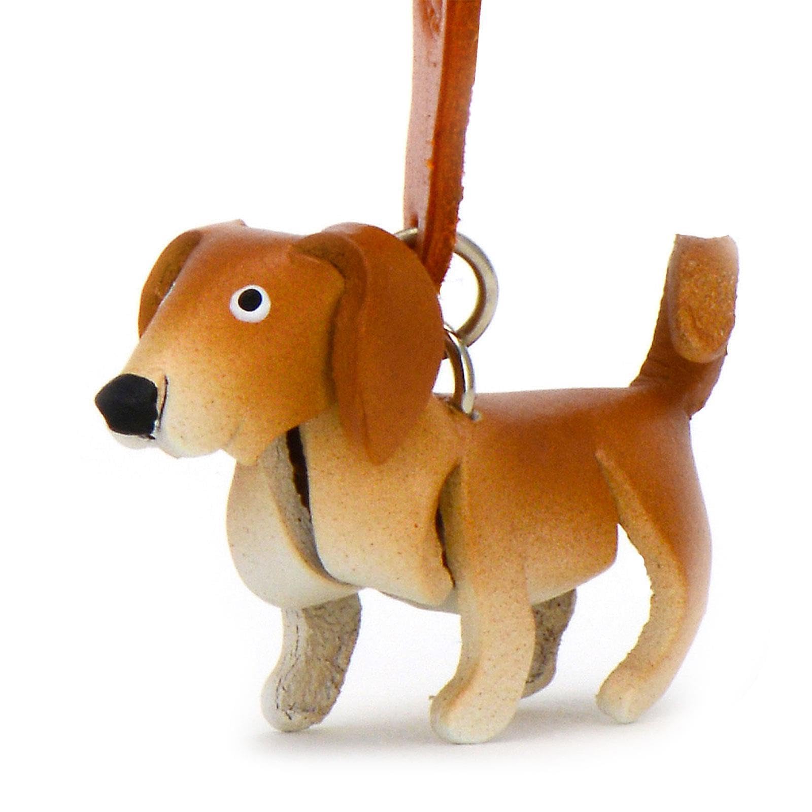 MONKIMAU Leather Keyring Labrador Retriever Dog