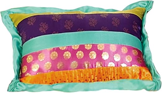 Amazon Com Retreat Oblong Satin Decorative Pillow 12 By 18 Inch
