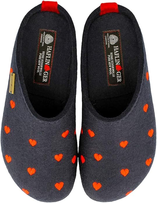 haflinger heart clogs