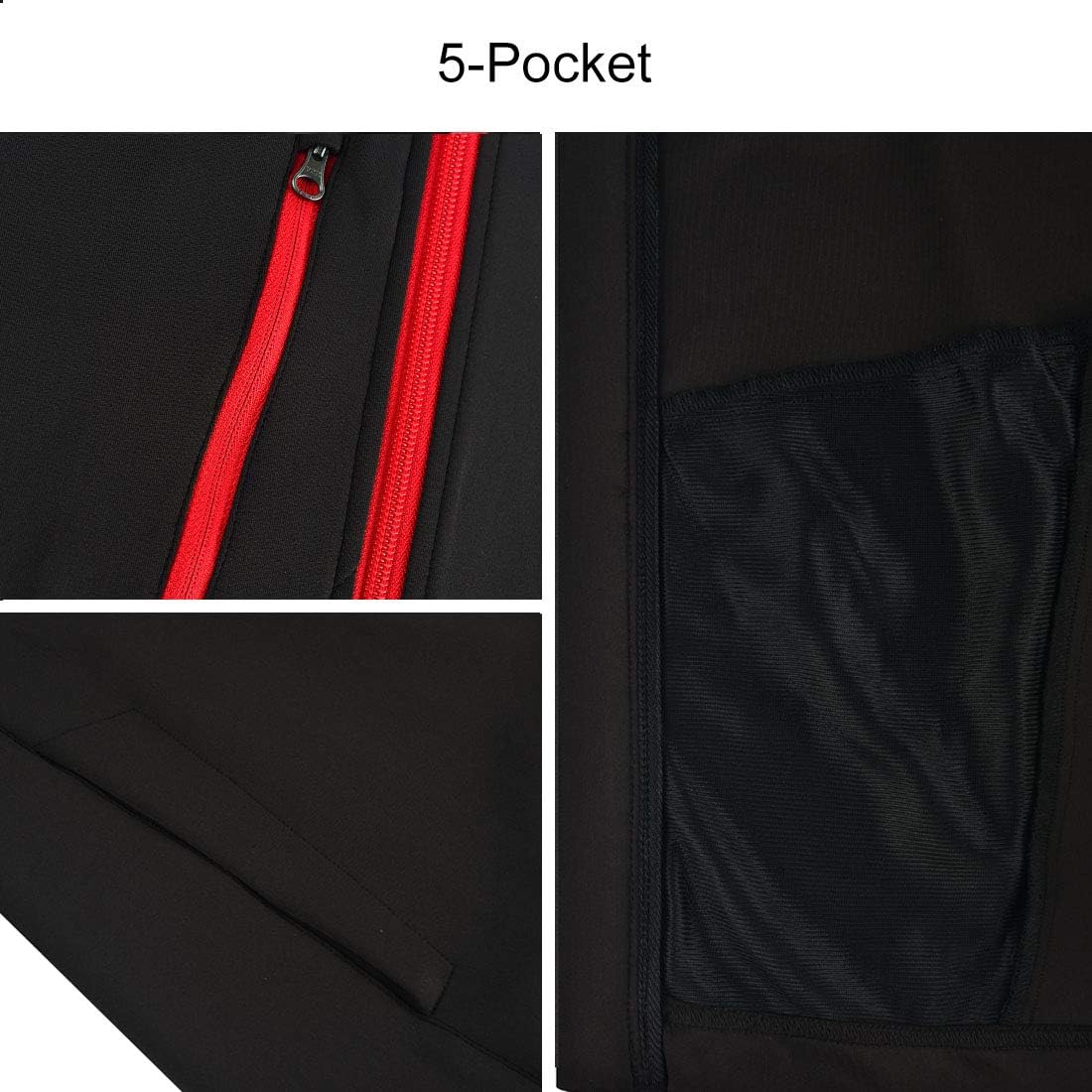 Lesmart Men's Golf Jacket Waterproof Lightweight Outerwear Full Zip Hiking Work Travel: Clothing