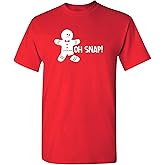 Feelin Good Tees Christmas Snowflake Novelty Xmas Graphic T-Shirt