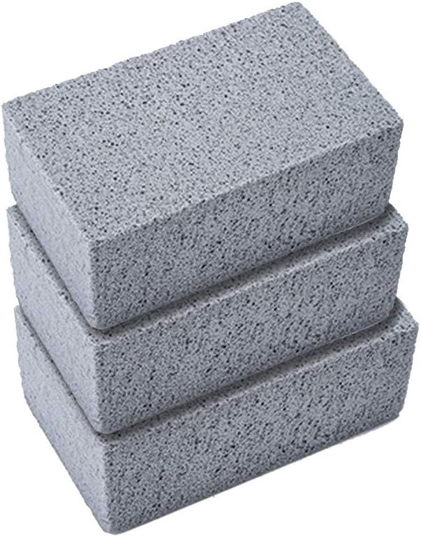Altsommer 🌹 3Pcs Grill Brick Griddle Cleaner BBQ Barbecue Scraper Griddle Cleaning Stone