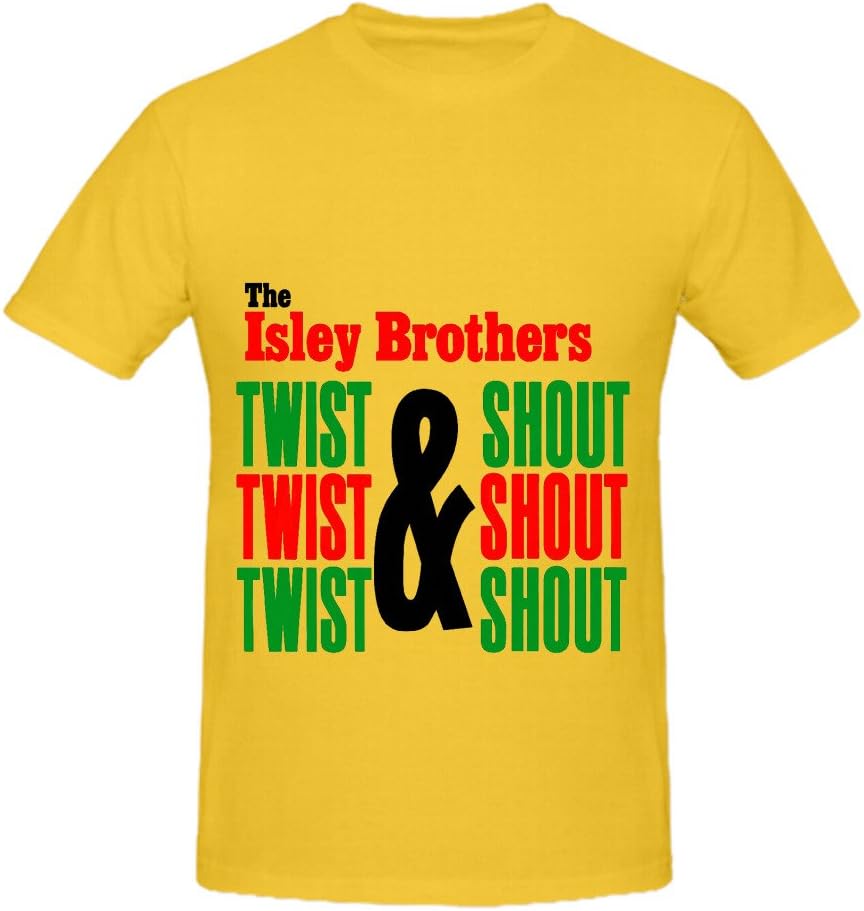 Snowl The Isley Brothers Twist Shout Hits Mens Round Neck Customized Shirts