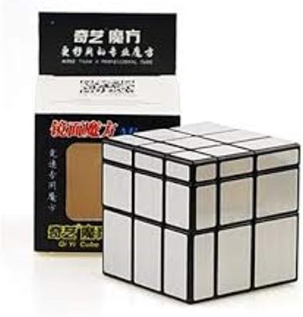 QiYi Rubik Rocketers 3 x 3 Silver Mirror Speed Magic Cube