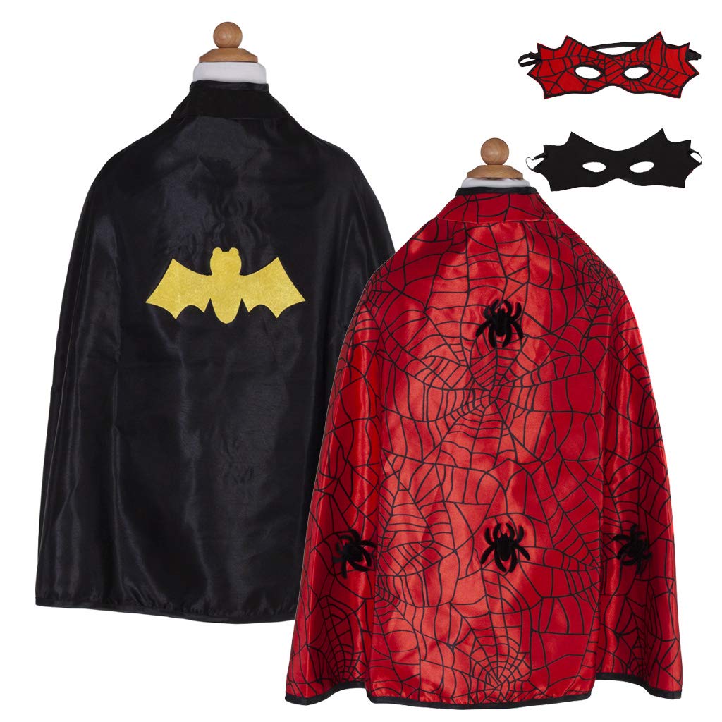 Boy's Reversible Spider & Bat Cape