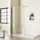 EMKE 700-1200mm Shower Screen Support Bar Wet Room Glass Bracket 8-10mm Chrome view 7