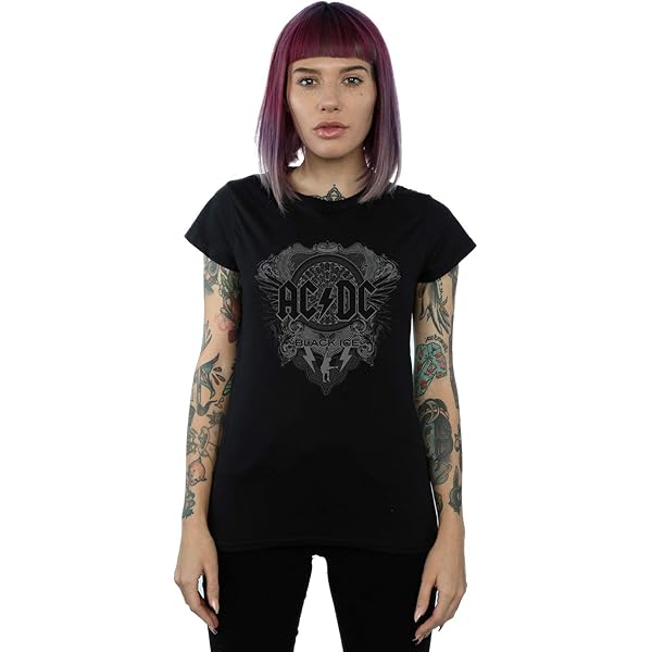 ヨンジュン着用 AC/DC BACK IN BLACK スウェットシャツ Amazon.com: AC/DC Women's Back in Black T-Shirt Black Small