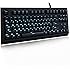 Velocifire TKL01 Tenkeyless Mechanical Keyboard with Brown Switches LED Backlit 87 Keys Gaming Keyboard