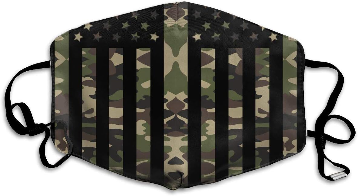 Face Cloths Anti-Dust Mouth Cover Designer American Flag Camouflage Washable And Reusable Cloth Warm Windproof For Women Men Boys Girls Kids