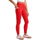 CRZ YOGA Girls Butterluxe Yoga Leggings with Pockets - Athletic Sports Casual Pants High Waist Tights Kids Teen