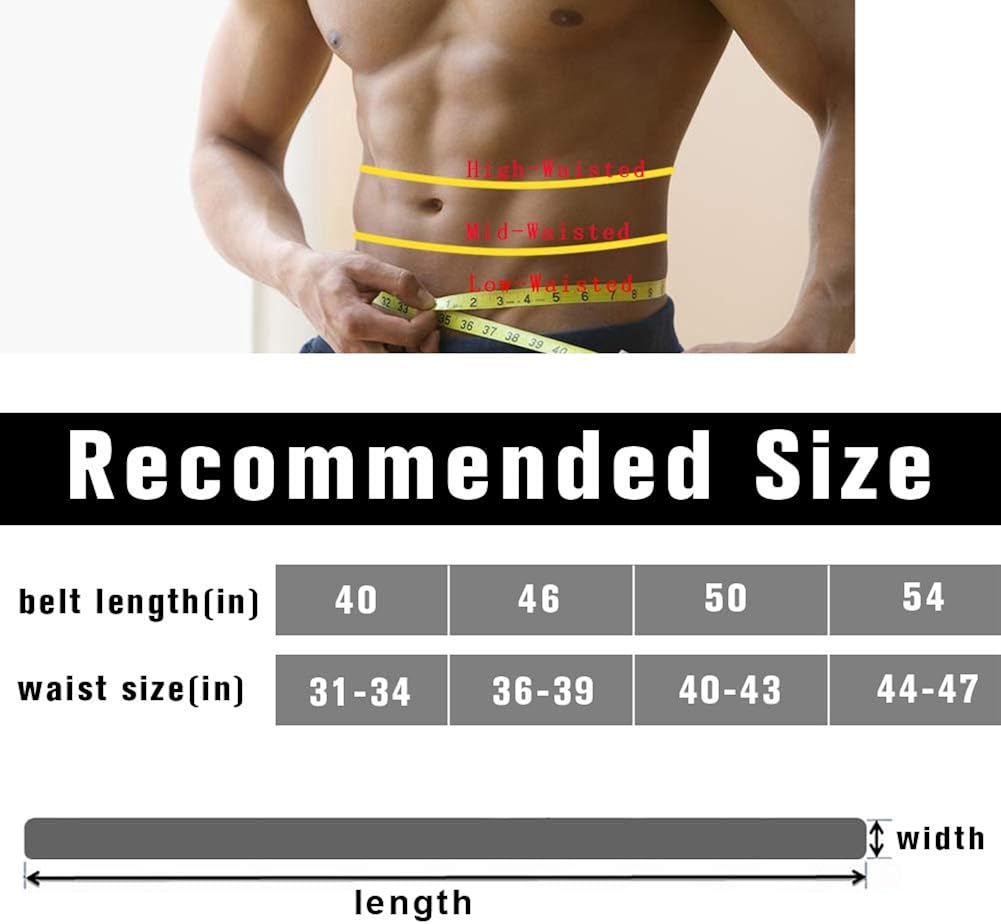 Maikun Mens & Womens Canvas Belt with Black D-ring 1 1/2" Wide Extra Long Solid Color at  Men’s Clothing store