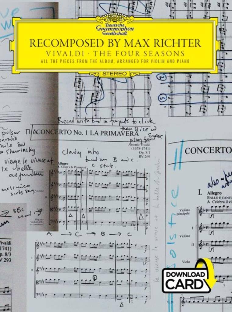 Recomposed By Max Richter - Vivaldi: Four Seasons. Violin And Accomp.. Includes Audio Online