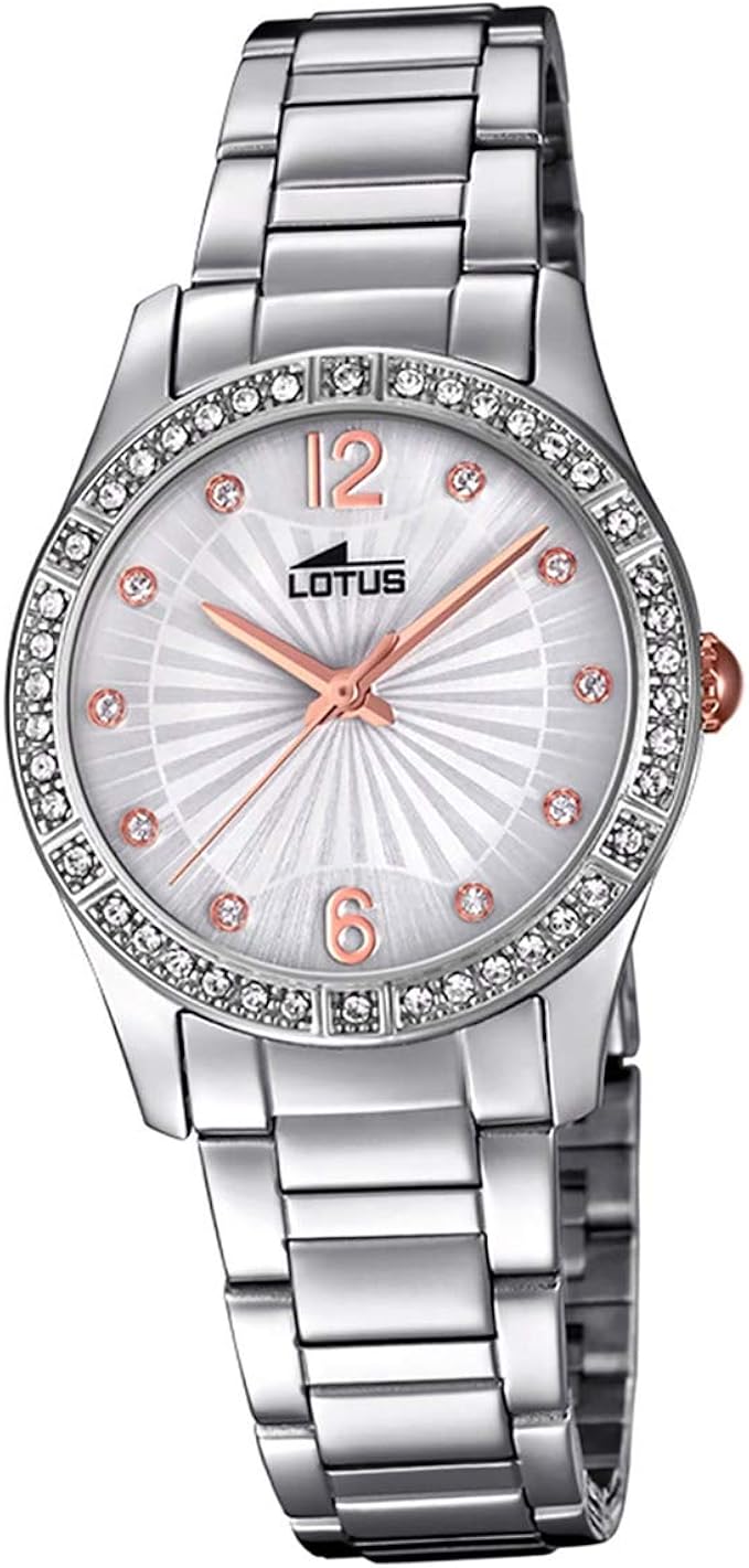 Lotus Reloj Analógico para Mujer de Cuarzo con Correa en Acero Inoxidable 18383/1