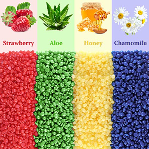 DeveSouth 17oz Green Wax Warmer Machine Hair Removal Kit Digital Display Waxing Bean Device (SD-351)