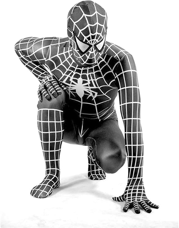 Classic Peter Parker Black Spiderman costume Spiderman costume Cosplay