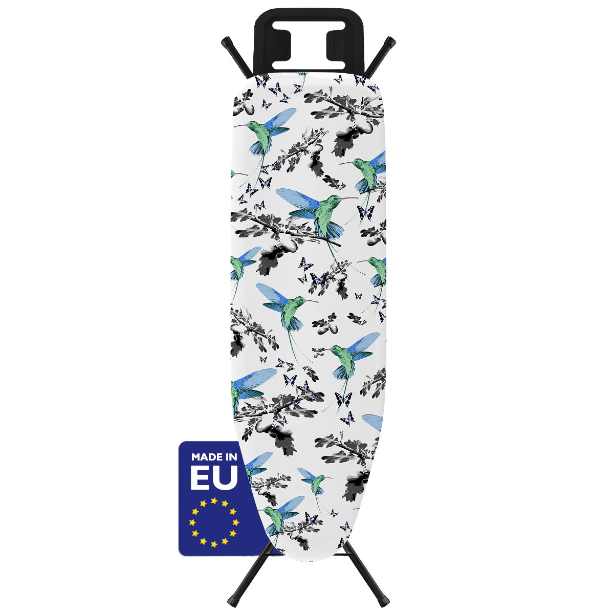 View 1 of *USED*
Bartnelli Ironing Board Made in Europe | Iron Board with 4 Layered Cover & Pad, Height Adjustable up to 36" Features A Safety Iron Rest, 4 Steel Legs, for Home Laundry Room or Dorm Use (43x14)