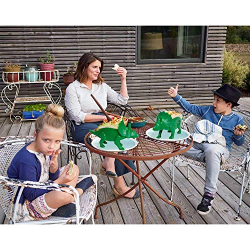image for Teapeak Dino Taco Holder - Triceratops Taco stand for Jurassic Taco Tu