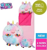 Happy Nappers Rainbow Unicorn Kids Sleeping Bag & Plush Toy - Ages 3-6 view 2