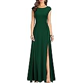 MUSHARE Women's Cocktail Dress Sexy Split Party Long Formal Dress