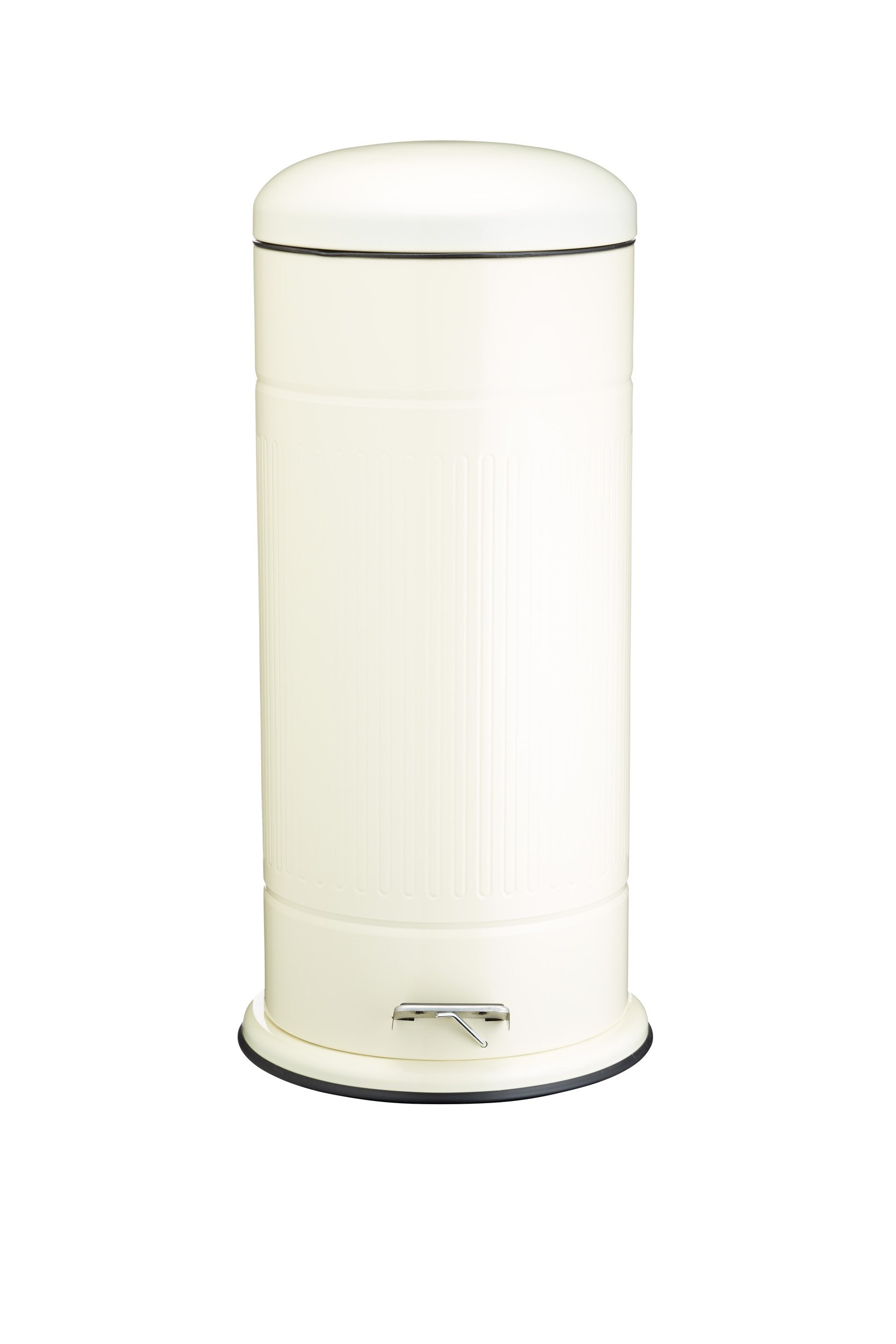KitchenCraft Living Nostalgia Pedal Bin, 30 Litres - Antique Cream LNBIN30CRE