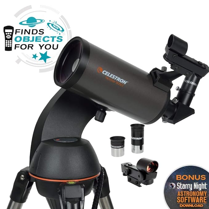 Celestron NexStar 90 SLT Mak - Telescopio computerizado, Negro ...
