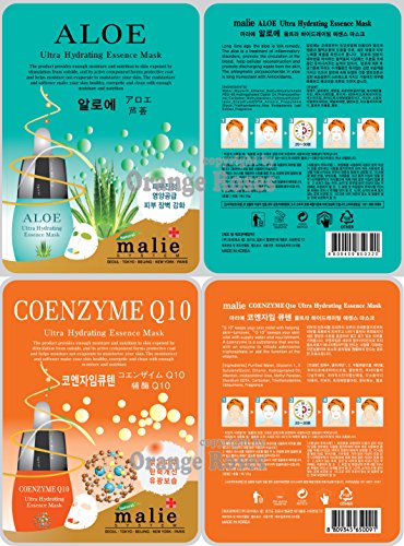 [OBS lab] 64 pcs Ultra Hydrating Essence Mask, Korean Facial Mask Sheet ( 4 x 16 Types), Moisturizing Skincare