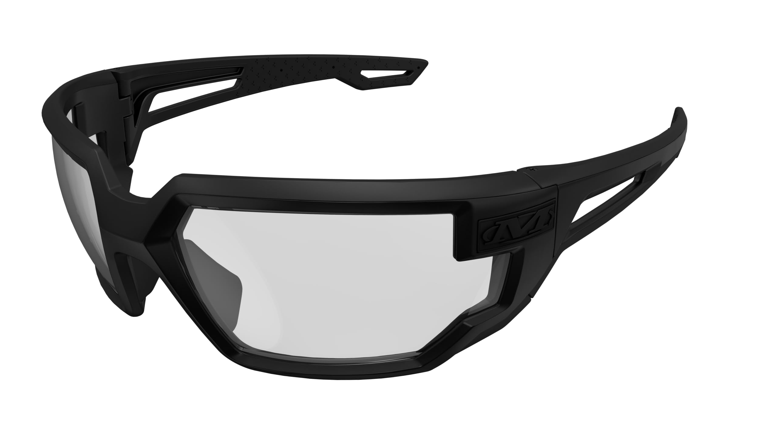 Mechanix Wear Vision Type-X Safety Glasses (One Size Fits All, Black/Black)